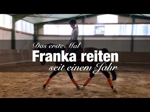 ENDLICH WIEDER!! Das erste Mal Franka reiten seit einem Jahr 😍🤩🥳 | Lena Marie
