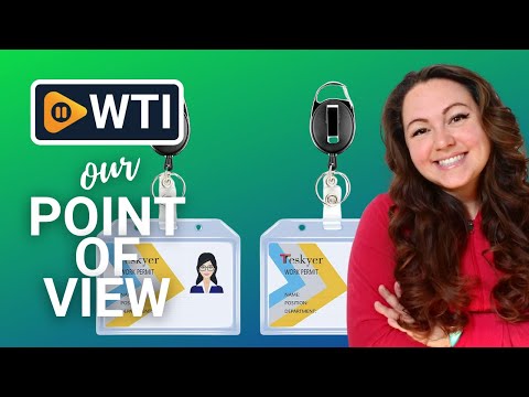 Teskyer 2 Pack Heavy Duty Retractable Badge Holders with Carabiner Reel Clip and Extra Thick Clear Name Tag ID Card Holders - WTI product video review