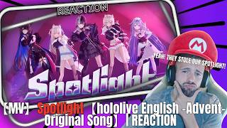 【MV】Spotlight【hololive English -Advent- Original Song】| REACTION - YEAH! THEY STOLE OUR SPOTLIGHT! 🔥