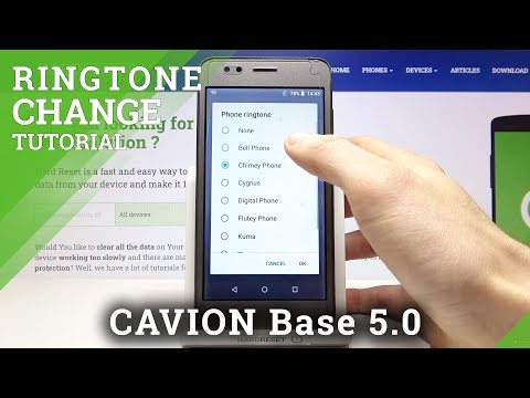 How to Change Ringtone in CAVION Base 5.0 – Find Ringtone List