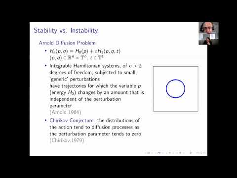 Marian Gidea - Topological methods and Hamiltonian instability