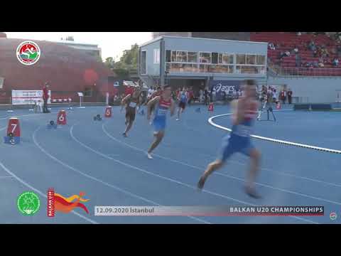 400m [M], II. skupina, srebrni Marko Orešković - Prvenstvo Balkana za juniore i juniorke 2020