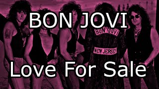 BON JOVI - Love For Sale (Lyric Video)