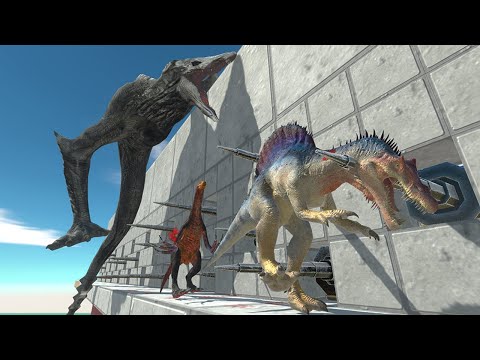 Deadly Wall | Survive the Spike Trap Bridge - Animal Revolt Battle Simulator