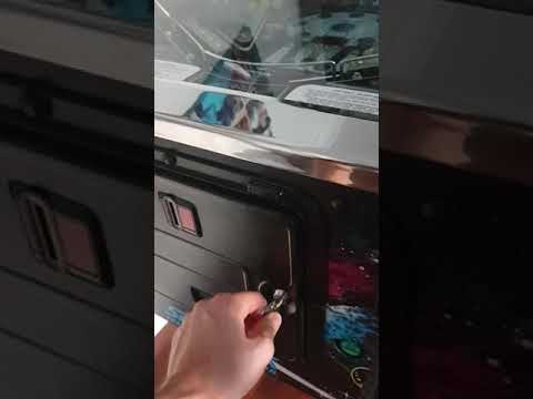 how to open a pinball machine backbox