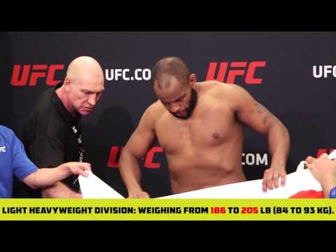 Daniel Cormier Controversial UFC 210 Weigh in!  1 2 LB IN 2 minutes!