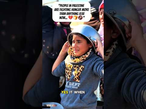 "People in Palestine are fighting hunger more than anything else now #foryou #viralvideo #palestine
