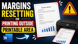 Margins resetting or printing outside printable area