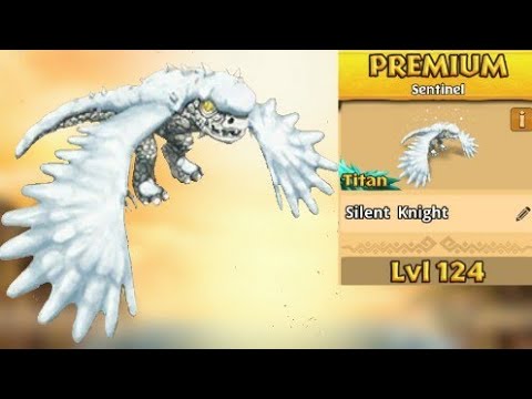 New Premium Silent Knight Max Level 124 - Premium Sentinel - Dragons:Rise of Berk New Update