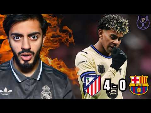 BARCELONA WHAT WENT WRONG ?? | BARCELONA 0-4 ATLETICO MADRID REACTION