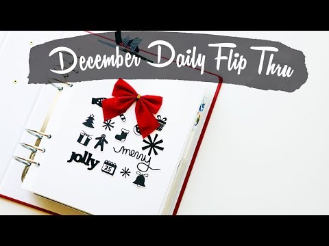 December Daily 2017 Flip Thru