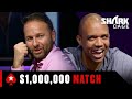 NEGREANU vs IVEY for $1 MILLION ♠️ Best of Shark Cage ♠️ PokerStars