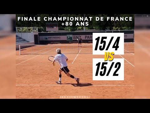 Finale du championnat de France +80 ans : 15/2 vs. 15/4 ! (Michel Coutrix contre Eric Loliée)