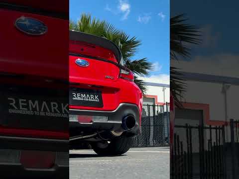REMARK Subaru 2022 BRZ Cat-Back Exhaust - R1 Spec Single - Exit Full Titanium