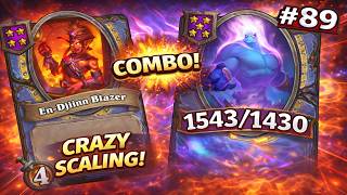 CRAZY Elemental Scaling?! 1500+ Stats Combo | Battlegrounds #89
