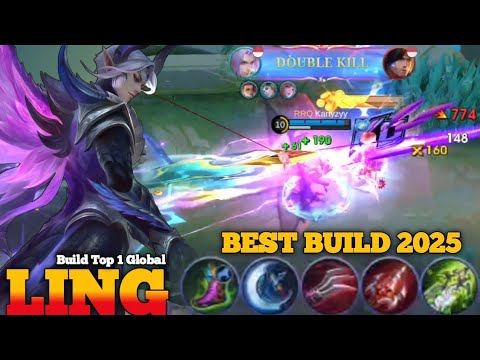 ONE SHOT LING BUILD! Highest Damage Build 2025 – Auto Crit & OP! - Build Top 1 Global ~ MLBB