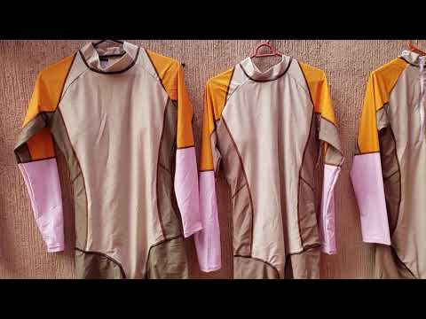 Traje De Baño Entero Manga Larga Short Lycra Gruesa Verde | Mercado Libre