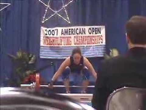 American Open 2007 Womens 63 kg snatch