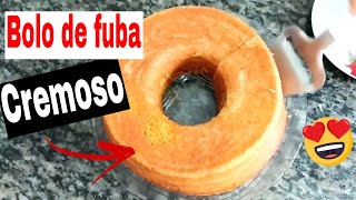 Bolo de fuba cremoso de liquidificador