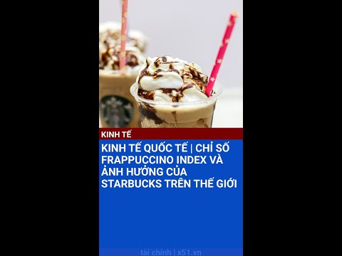 KINH TẾ QUỐC TẾ | CHỈ SỐ FRAPPUCCINO INDEX VÀ ẢNH HƯỞNG CỦA STARBUCKS TRÊN THẾ GIỚI