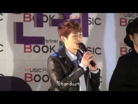 130228 Dream Girl 여의도 팬사인회 온유 '오랜만이죠~?'