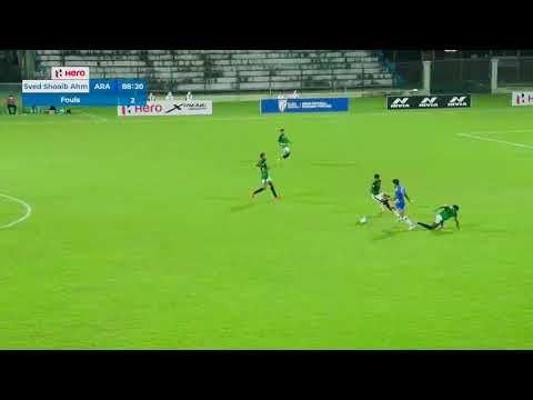 Shoaib syed against bangaluru united in I-league qualifiers 2020