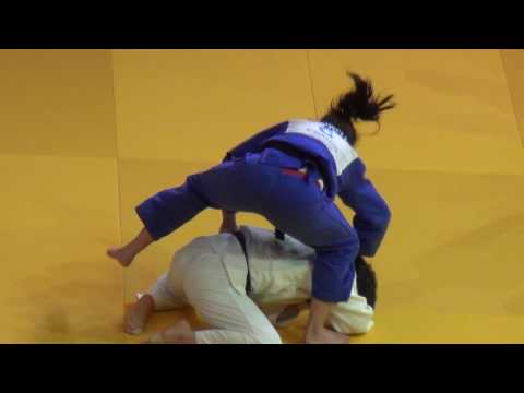 Umeki Mami (Jpn) vs Natalie Powell (Gbr).Women. Final, 78 kg. ナタリー・パウエル対梅木真美（日本）。