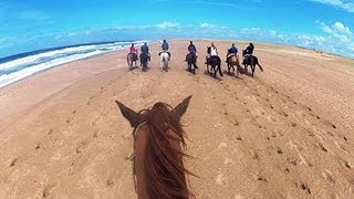 preview picture of video 'Get South Travel Guidebook: Horseback riding at Cabo Polonio and Valizas - Uruguay'
