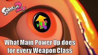 Splatoon 2 - What Main Power Up Does for Every Weapon