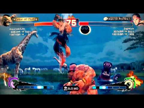 SSF4 AE:2012 AquaSilk (Zangief) vs SighKoh (Ryu)