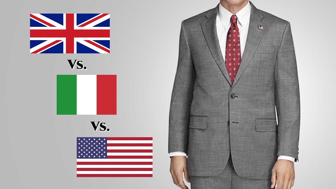 British vs. Italian vs. American  - Suit Fashions & Silhouettes