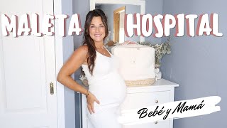 CÓMO PREPARAR LA BOLSA PARA EL HOSPITAL MAMÁ Y BEBÉ 👶🏻🧳 👩🏻 Semana 35 EMBARAZO 🤰🏻