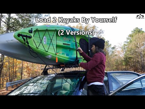 How To Load 2 Kayaks By Yourself (On Your Car)