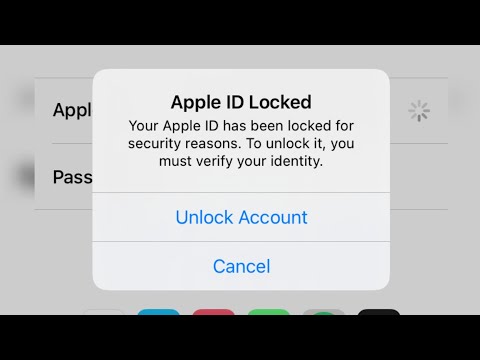 UNLOCK APPLE ID { FIXED APPLE ID LOCKED ERROR } HOW TO...