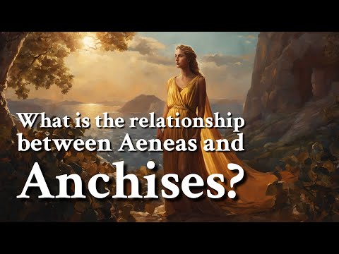 What is the relationship between Aeneas and Anchises? Greek Mythology Story