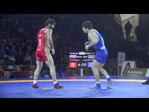 КЕН 2015. Вольная борьба. Финал 86 кг. Ахмед Магомедов (Рос) - Гаджимурад Магомедсаидов (Азерб)