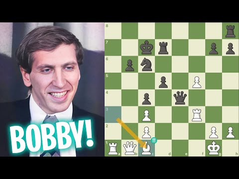 Como Bobby Fischer Destruiu a Defesa Francesa com Simplicidade!