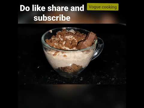 Eggless chocolate mousse|| 2 minutes recipe