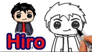 How to Draw Hiro Hamada from Big Hero 6 - Cute and Simple