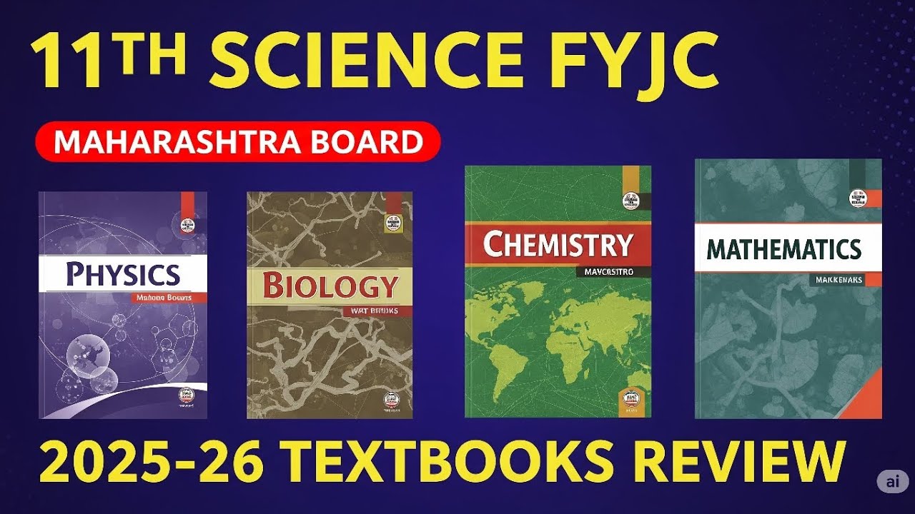 Maharashtra Board 11th Science New Textbooks 2025-26 | Detailed Review / FYJC New Syllabus Books