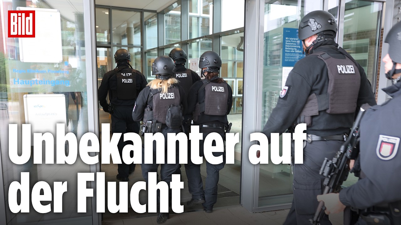 ALARM BEI HAMBURG: Polizisten schießen auf Mann und stürmen Klinik