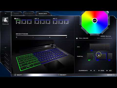 How to change keyboard color on Eluktronics Laptops