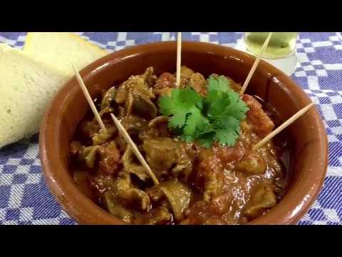 Moelas a Portuguesa - Portuguese Chicken Gizzard Stew