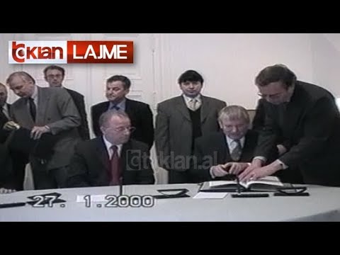 Spartak Poçi vizitë në Gjermani - (29 Janar 2000)