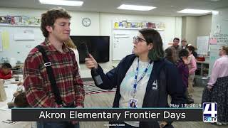 Frontier Days - Akron Elementary Visits Prill School - 5-17-19