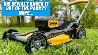 Should You Buy It?? || DeWALT 2x20V Mower || Quick Demo