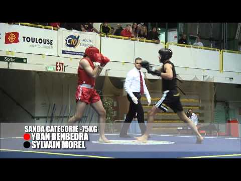 Yoan Benbedra vs Sylvain Morel - Sanda -75kg - Toulouse 2014