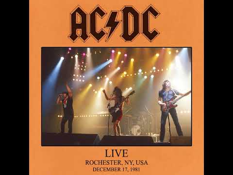 AC/DC - LIVE Rochester, NY, USA, December 17, 1981 Full Concert (Enhanced soundboard)