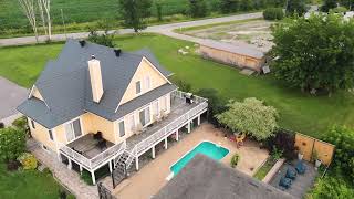 Roofs of Steel - Drone View - Luskville, Quebec