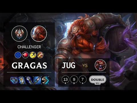 Gragas Jungle vs Shyvana - EUW Challenger Patch 10.13